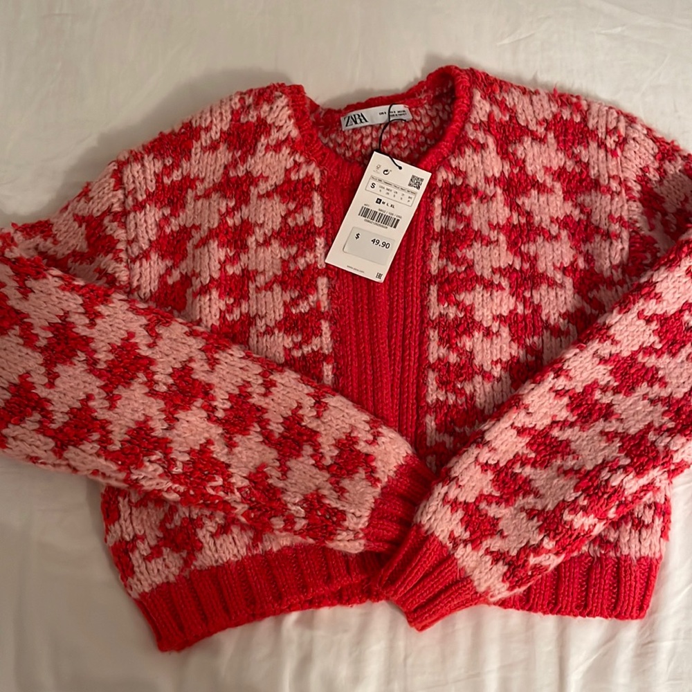 Zara cardigan size small. New with tags still on